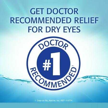 Refresh Contacts Contact Lens Comfort Drops For Use with Contact Lenses, 12 ml
