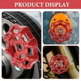 thumbnail image 6 of LEORX Round Valve Handle Red Cast Iron 2Pcs, 6 of 6