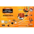 thumbnail image 6 of 52CC 2-Stroke Gas Weed Eater, 5 in 1 Gas String Trimmer Upgraded, High Power Weed Wacker Gas Powered, Outdoor Brush Cutter Hedge Trimmer, Multi Functional Trimming Tools for Lawn, Yard, Garden, 6 of 10