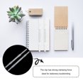 thumbnail image 2 of Miangastore 20PCS Multi-functional Binder Clip Plastic Paper Fasten Bookbinding Clips, 2 of 9