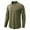 Army Green, variant on Men's Retro Henley Shirt Casual Long Sleeve Caftan Printed Casual Button Vintage Ethnic Beach Hawaiian T Shirt