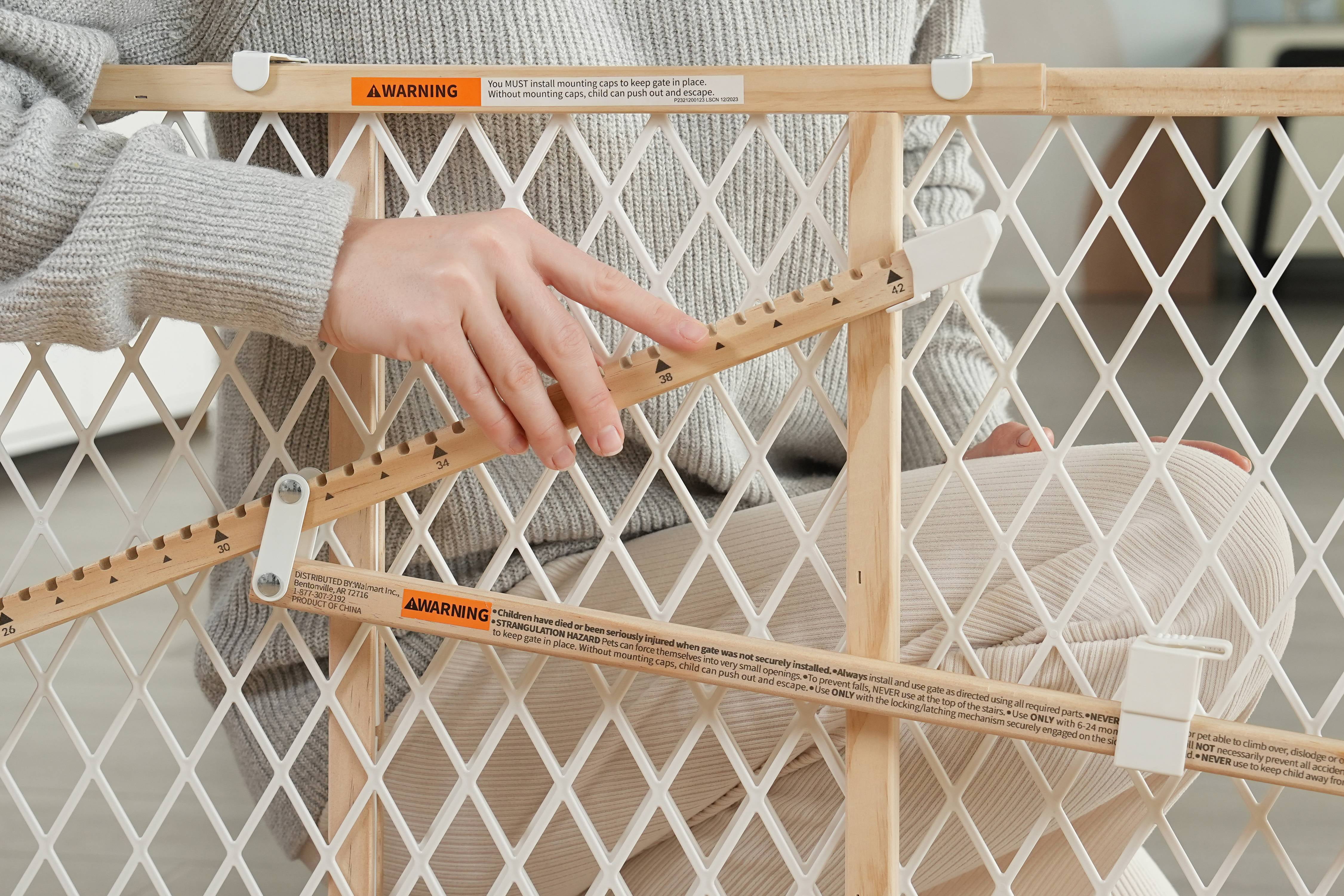 Parent's Choice Standard Wall Safety Gate, Fits 26" to 42" Wide