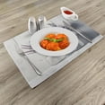 thumbnail image 2 of Ambesonne Purple Place Mats Set of 4, Lavender in Jars Wooden Back, Standard Size, Pale Lavender and Coconut, 2 of 5