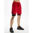 thumbnail image 4 of DYMADE Men Casual Sporty Quick Drying Fake Two-piece Shorts, 4 of 5