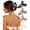 Black+White+Brown+Pink, variant on 4 PCS Bow Hair Clips Bow Claw Clip for Women Nonslip Large Hair Claw Clips for Thin and Thick Hair Strong Hold Hair Bows