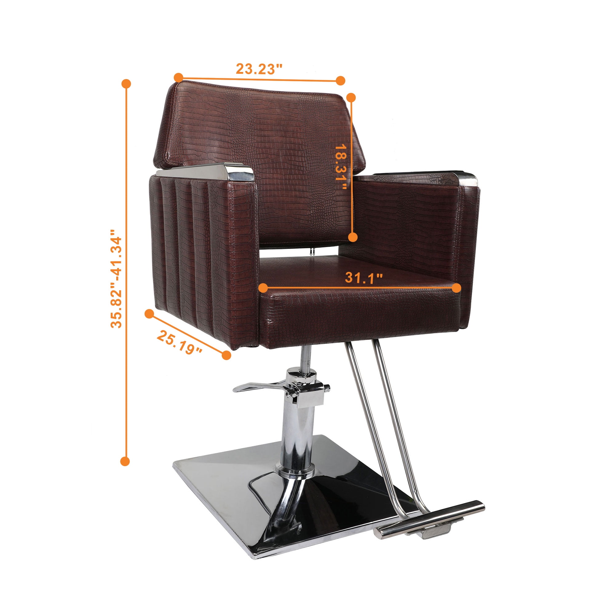 Kepooman Hand Barber Chair Hydraulic Barber Chair Salon Chair Salon Equipment for Hair Stylist Kepooman Hand Barber Chair Hydraulic Barber Chair Salon Chair Salon Equipment for Hair Stylist