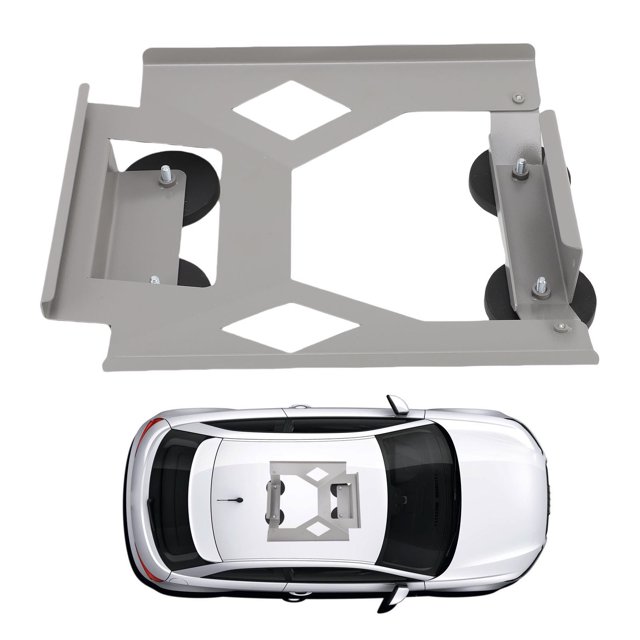 Support de Voiture Magnétique Satellite Fixation Sécurisée Alliage d'Aluminium Libération Rapide Support de Toit Satellite pour SUV RV Yacht