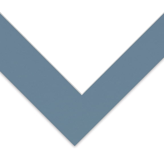 Blick Pre-Cut Mat - Biscay Blue, 11" x 14" (7-1/2" x 9-1/2" Opening)