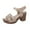 Beige, variant on Platform Heels Chunky High Heel Sandals for Women Peep Toe Open Toe Wedge Heels Comfortable Cushioned Insole Non Slip Rubber Outsole Dressy Casual Daily Wear