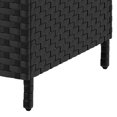 thumbnail image 4 of Dextrus Deck Box- 230 Gallon Wicker Large Outdoor Storage Box, Waterproof Patio Furniture and Storage Deck, Rattan Storage Bin - Black, 4 of 10