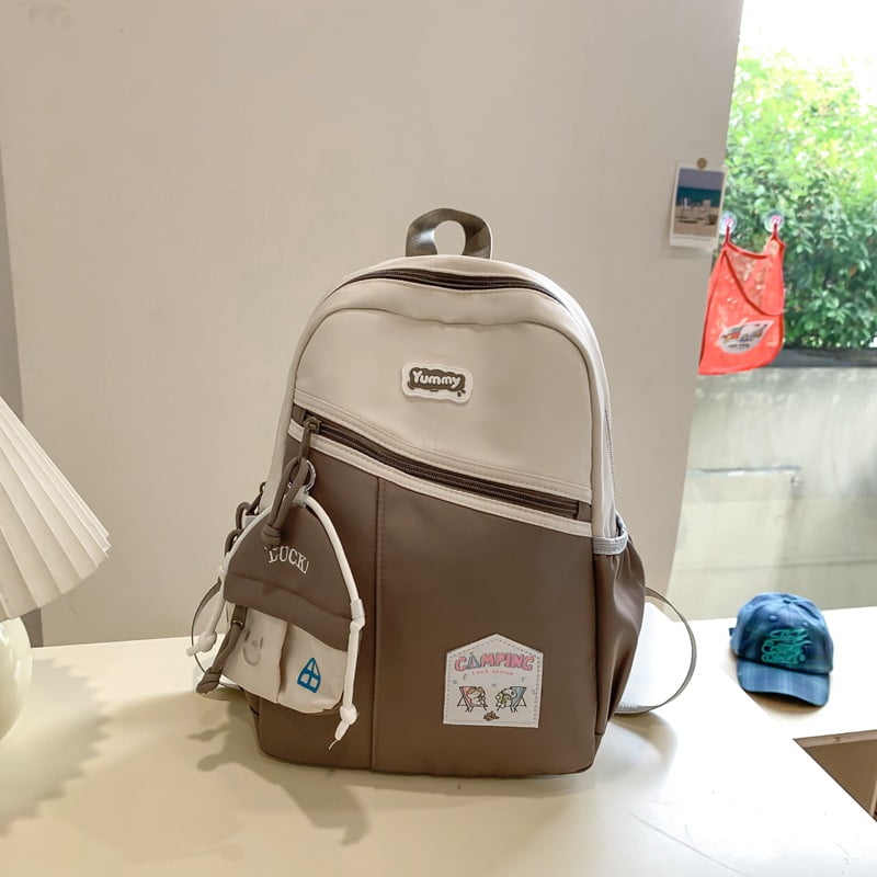 ★韓国人気★Rest & Recreation★WASHED COTTON BACKPACK New Korean Version Of Fashion Casual Small Fresh Backpack