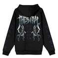 thumbnail image 4 of Harry Potter Thestral Seen By Death Long Sleeve Men's Black Hooded Sweatshirt-XS, 4 of 5
