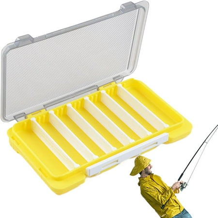 Fishing Lure Box Organizer Portable Fishing Accessories Box Tackle Box For Snacks Tackle Box Organizer Detachable Compartment Design For Outdoor Travel responsible