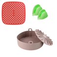 thumbnail image 1 of Kit de accesorios para freidora de aire con mitones para horno B Afortunado Sencillez, 1 of 1