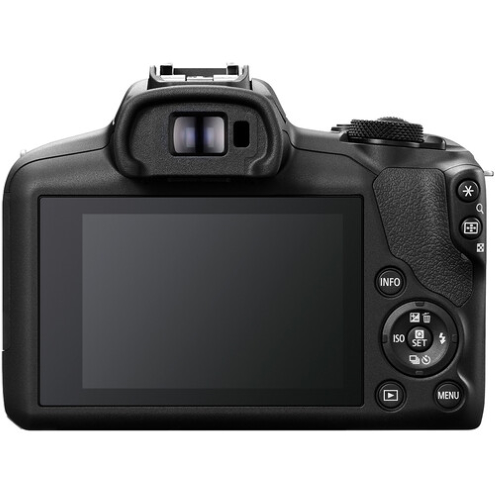 Canon EOS R100 - Mirrorless Camera - 24.1 MP - APS-C - 4K / 29.97 fps - 2.5x optical zoom RF-S 18-45mm F4.5-6.3 IS STM lens - Wi-Fi, Bluetooth - black - image 5 of 12