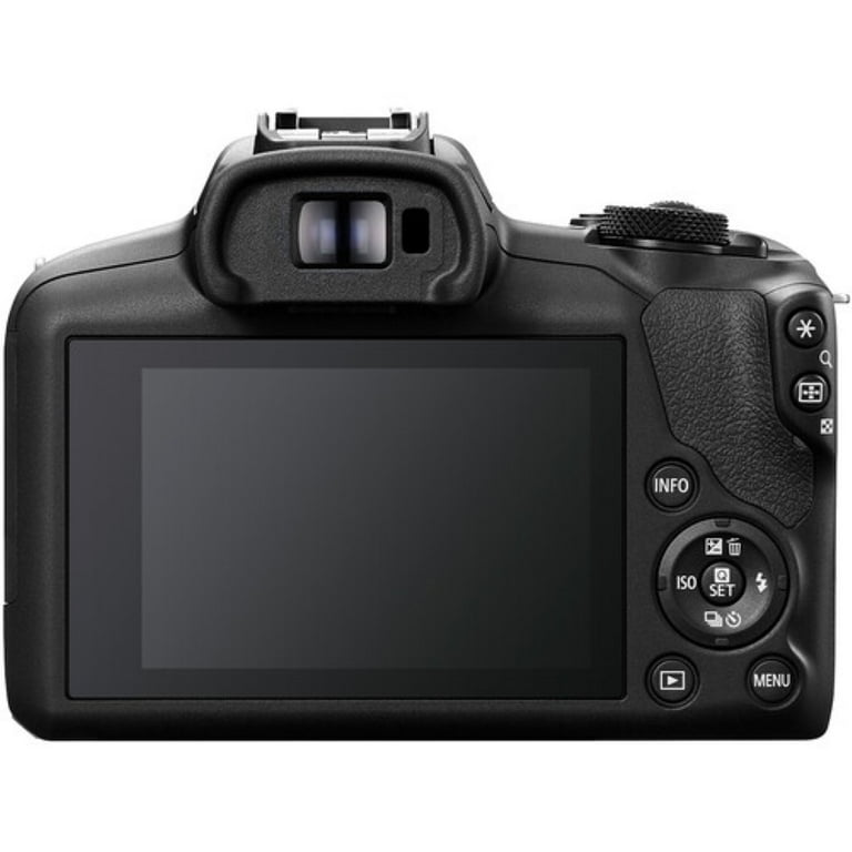 Canon EOS R100 - Mirrorless Camera - 24.1 MP - APS-C - 4K / 29.97 fps - 2.5x optical zoom RF-S 18-45mm F4.5-6.3 IS STM lens - Wi-Fi, Bluetooth - black Canon EOS R100 - Mirrorless Camera - 24.1 MP - APS-C - 4K / 29.97 fps - 2.5x optical zoom RF-S 18-45mm F4.5-6.3 IS STM lens - Wi-Fi, Bluetooth - black