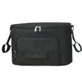 thumbnail image 1 of Bolsa organizadora para cochecito Hugo funda para carrito de bebé almacenamiento negro, 1 of 9