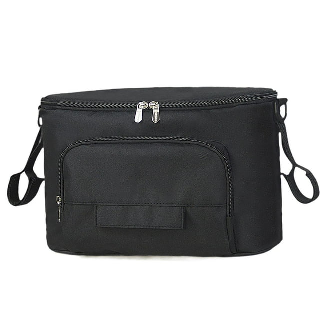 Bolsa organizadora para cochecito Hugo funda para carrito de bebé almacenamiento negro