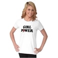 thumbnail image 3 of Girl Power Feminist Future Flower Womens Slim Fit Graphic Tee Brisco Brands M, 3 of 5