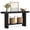 Black, variant on Fnova 63 Inch Solid Wood Console Table, Farmhouse 2-Tier Sofa Table Behind Couch with Storage Shelf for Living Room, Hallway, Foyer