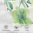thumbnail image 4 of Cotton Towel Two-Piece 16x28 Inch One Sizex2 Face Towel Set Towel Set Cotton Hand Bath Towel Bathroom Beach Vibrant Turquoise Flowers, 4 of 8