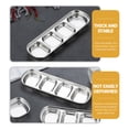 thumbnail image 4 of Miangastore Divided Serving Dish Stainless Steel 1Pack 10.4X3.1X1.0In, 4 of 8