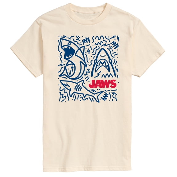 Jaws - Shark Doodles - Men's Short Sleeve Graphic T-Shirt