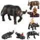 thumbnail image 5 of Gwong Decoración hogareña Cerámica Figurines Exquisito Vivid Hacer Roca Hacer escondite Cueva Tanque de Peces Figuras para Bonsai Gwong 21059953, 5 of 6