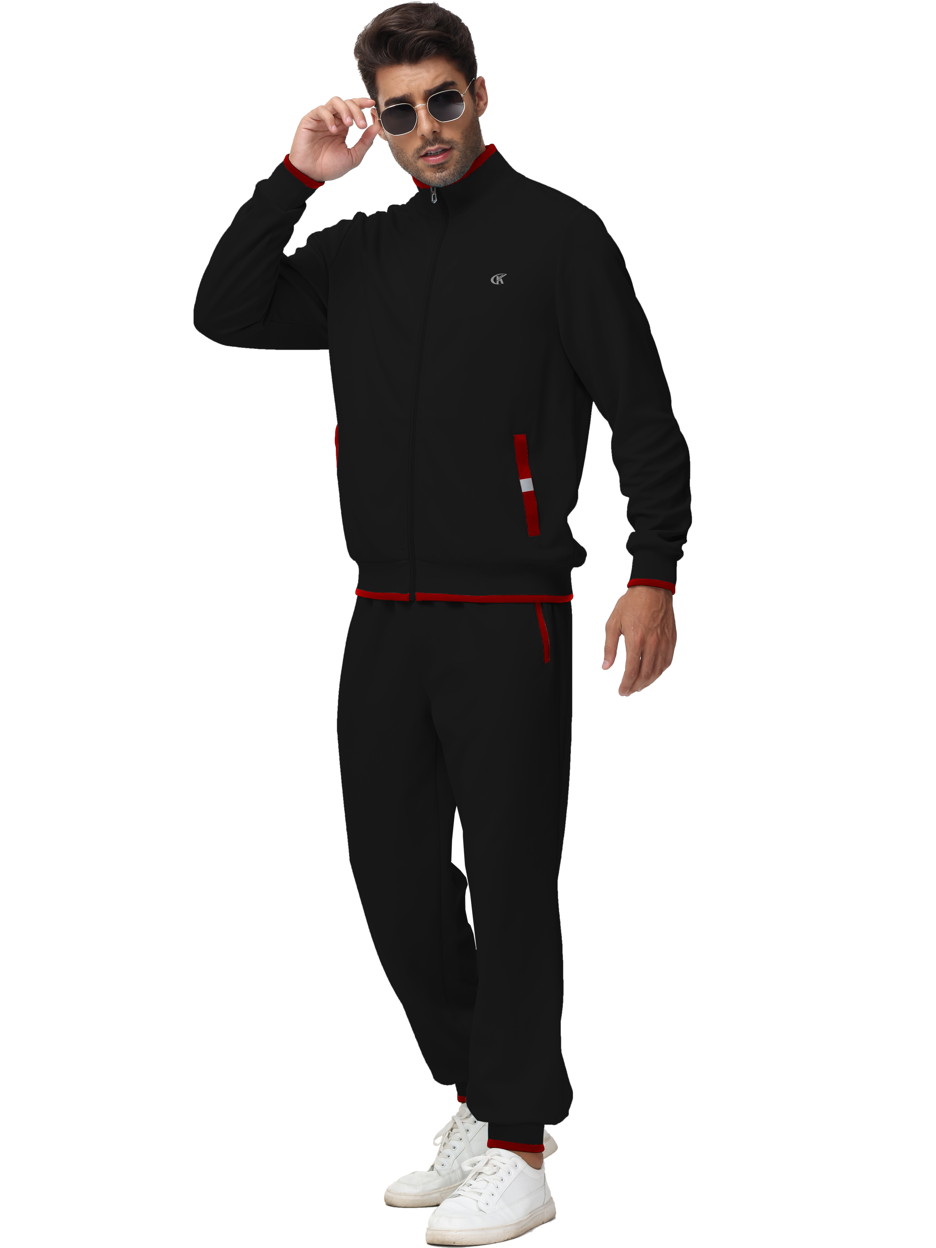 Weilanxin Men's Full Zip Tracksuit Set photo 4