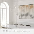 thumbnail image 5 of Hunter - Southcrest 9-light Distressed White, Large Chandelier, Dimmable, Casual Style, Candle Shaped, for Bedrooms, Dining, Living Rooms - 19633, 5 of 7