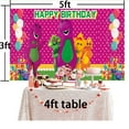 thumbnail image 5 of Barney and Friends Post Wall Decor Birthday Banner Backdrop Background Party Supplies Taspestry, 5 of 5