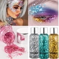 thumbnail image 4 of 3 Pzs Body Glitter Maquillaje Cabello Cuerpo Brillos Colores, 4 of 10