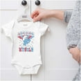 thumbnail image 5 of Hefty Smurf American Muscle USA Romper Boys or Girls Infant Baby Brisco Brands 12M, 5 of 6