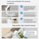 thumbnail image 3 of Drawer Lock Card Nfc Punch-free Invisible Lock Electronic Hidden Lock Suitable For Wooden Cabinet Locker Cabinet, 3 of 4