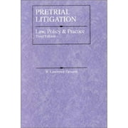 Pre-Owned Pretrial Litigation: Law, Policy and Practice (American Casebook Series) (Paperback) 0314254374 9780314254375