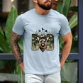 thumbnail image 4 of Deer Dad T-Shirt – Camo Hunting Graphic Tee with Cool Antler Buck in Sunglasses, Funny Father’s Day Gift for Outdoorsy Dad, Hunter Shirt, 4 of 7