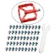 thumbnail image 4 of 2x 50 piezas tornillos de pedal de de material acero inoxidable pernos de pedal de uñas antideslizantes para de carretera de montaña pernos Sharpla Tornillos para pedales de bicicleta, 4 of 8