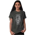 thumbnail image 3 of Butterfly Moth Spiritual Crystal Ball Women's Plus Size Graphic Tee Brisco Brands 2X, 3 of 3