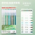 thumbnail image 4 of Gel Pen Set 9 Colors For Drawing Coloring Book DIY Scrapbook School Stationery Smooth Ink Comfort Grip, 4 of 7