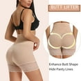 thumbnail image 4 of SHAPEVIVA Shapewear Shorts for Women Body Shaper Shorts Tummy Control Panties Lace Trim, 4 of 6