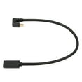 thumbnail image 5 of USB C Extension Cable 0.3m/0.98ft 10Gbps Gilded Right Angle USB 3.1 Male to Female Extension Cord for Mi 4C, 5 of 8