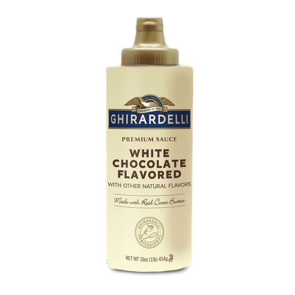 Ghirardelli Choc 12/16oz White Choc Sauce