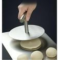 thumbnail image 2 of Kitchen Tortilla Press Stainless Steel Round Roti Maker with Handle Household Manual Pie Crust Cookie Pastry Presser Tool for Home or Restaurant, 2 of 7