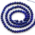thumbnail image 5 of K-KED Gemstone Blue Lapis Lazuli Round Loose Beads 15" strand 4mm 6mm 8mm 10mm 12 14-4 mm, 5 of 8