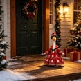 thumbnail image 5 of OJSFQUFP Christmas Tree Porch Goose Outfits,Goose Statue Xmas Tree Outfit,Christmas Garden Goose Clothes Dress and Hat for 23" High Statue Xmas Holiday Patio Yard Decor, 5 of 7