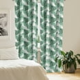 thumbnail image 2 of Ambesonne Leaf Curtains, Palm Mango Banana Tree, Pair of 28"x95", Forest Green, 2 of 5
