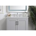 thumbnail image 2 of Elegant Decor BS1130CW Dosseret de 30 Po, Blanc Calacatta, 2 of 4