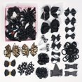 thumbnail image 1 of CHUANK 50pcs Sparkling Hair Accessory Set - Cute Bow Clips  Fabric Hair Ties & Elastic Bands for Girls - Perfect Holiday Gift Box, 1 of 7