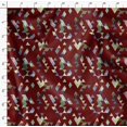 thumbnail image 4 of Soimoi Red Rayon Crepe Fabric Triangle Art Geometric Fabric Prints By Yard 46 Inch Wide, 4 of 5