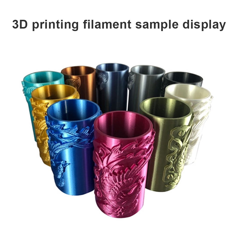 3D Printer Filament Silk PLA 1.75m 1KG with Spool Copper Black Blue White Printing Material 3d Filaments